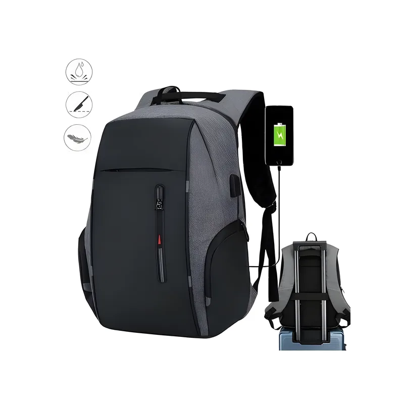 AIDAILU Men Laptop Backpack USB