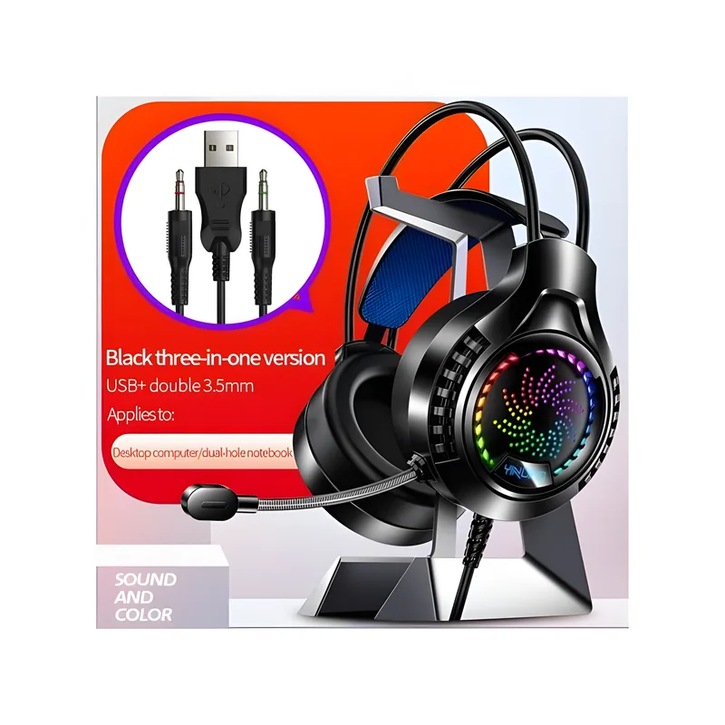 RGB USB Gaming Headset with Mic