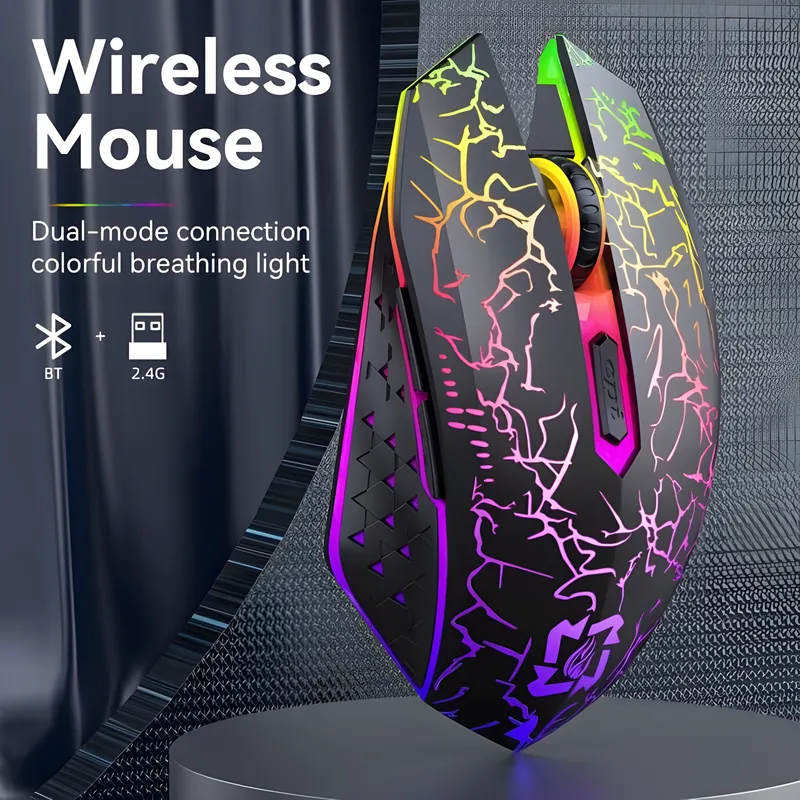 Dual-Mode Bluetooth Gaming Mouse
